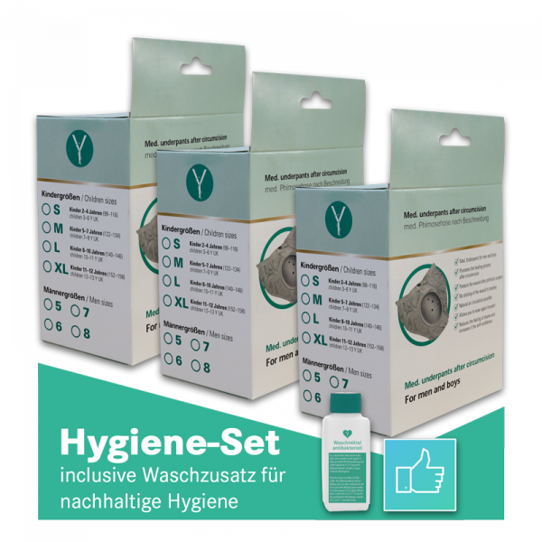 Phimosehosen Hygiene-Set